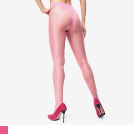 Punčocháče MissO P101 Light Pink