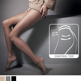 Punčocháče Veneziana Invisible Control 10