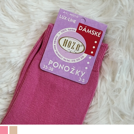 Ponožky dámské Hoza Lux-Line Bavlněné