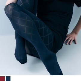 Punčocháče Fiore Fusil - Romby