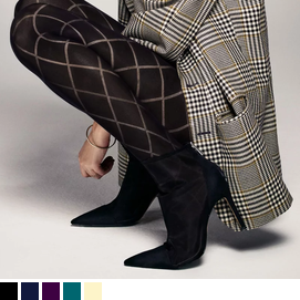 Punčocháče Veneziana Rombo Grandi