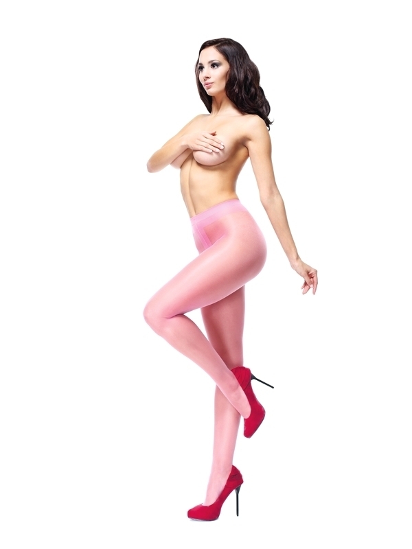 Punčocháče MissO P101 Light Pink 20