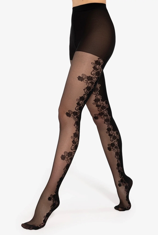 Punčocháče Gatta Floral 03 50