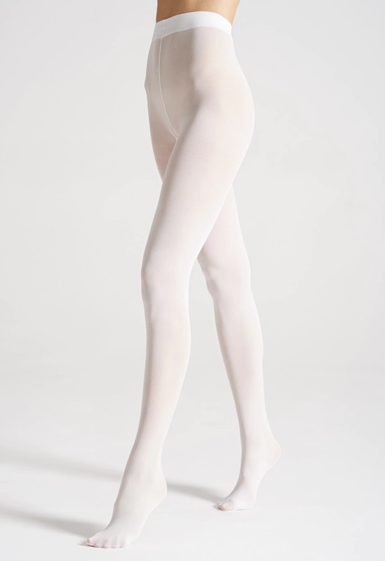 Punčochové kalhoty Veneziana Satin 40 - Bianco