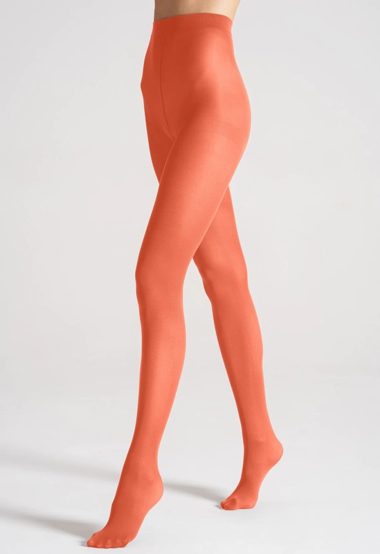 Punčochové kalhoty Veneziana Satin 40 - Corallo