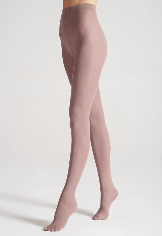 Punčochové kalhoty Veneziana Satin 40 - Rosa Polvere