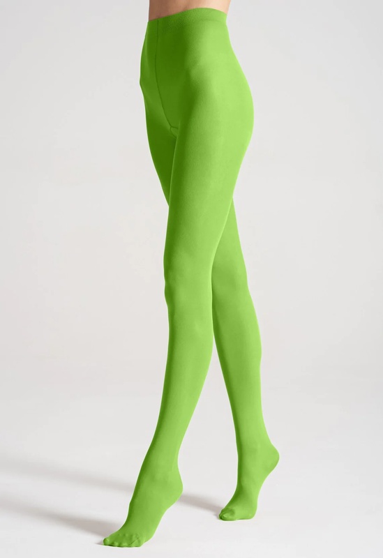 Punčochové kalhoty Veneziana Satin 40 Kiwi